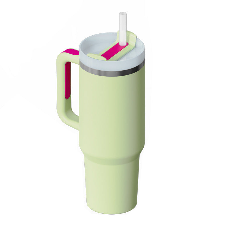 Tumbler med handtag.