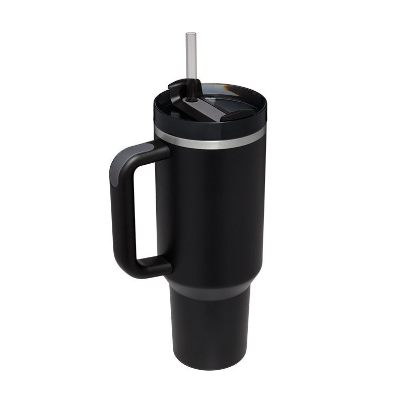 Tumbler med handtag.