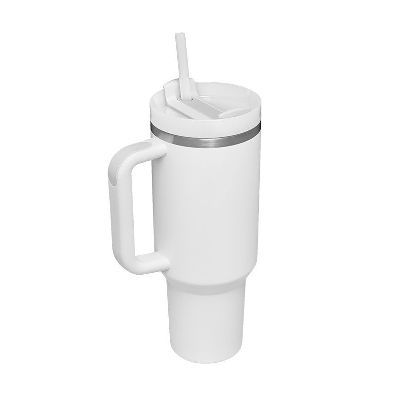 Tumbler med handtag.