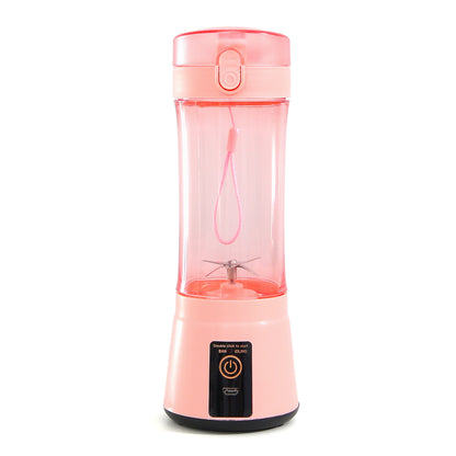 Bärbar elektrisk fruktjuicepress, trådlös och USB-uppladdningsbar mini-mixer