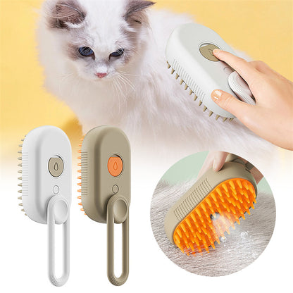 Ångborste för katt