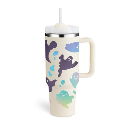 Tumbler med handtag.