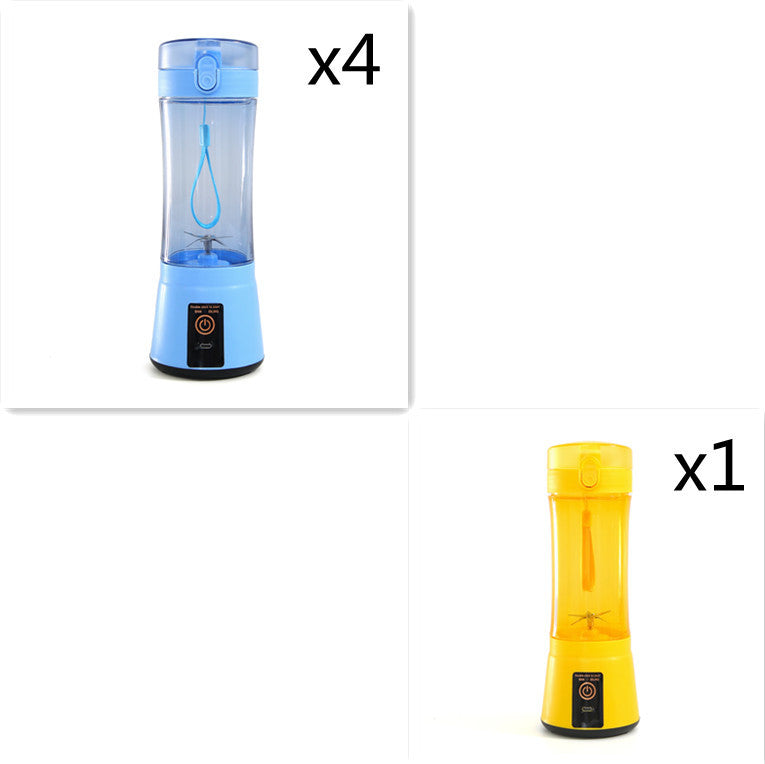 Bärbar elektrisk fruktjuicepress, trådlös och USB-uppladdningsbar mini-mixer