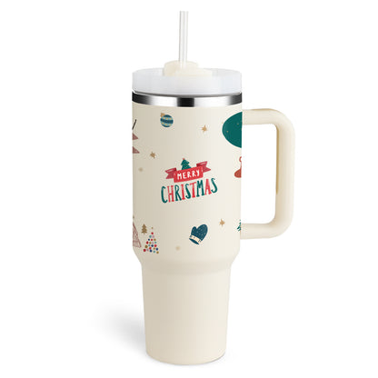 Tumbler med handtag.
