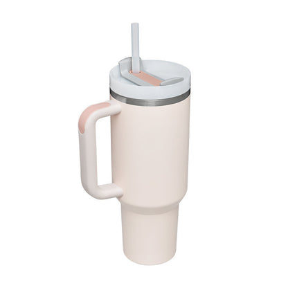 Tumbler med handtag.