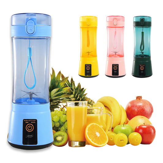 Bärbar elektrisk fruktjuicepress, trådlös och USB-uppladdningsbar mini-mixer