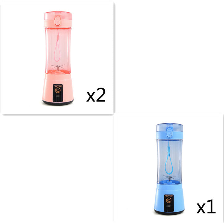 Bärbar elektrisk fruktjuicepress, trådlös och USB-uppladdningsbar mini-mixer