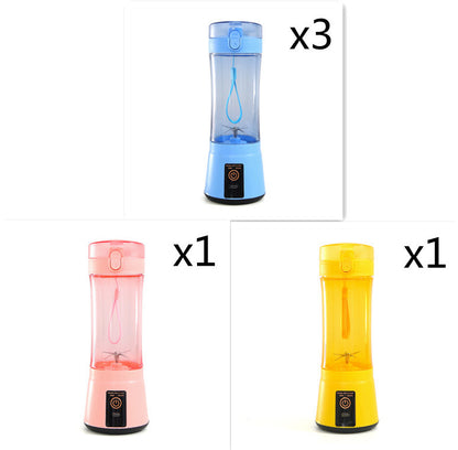 Bärbar elektrisk fruktjuicepress, trådlös och USB-uppladdningsbar mini-mixer