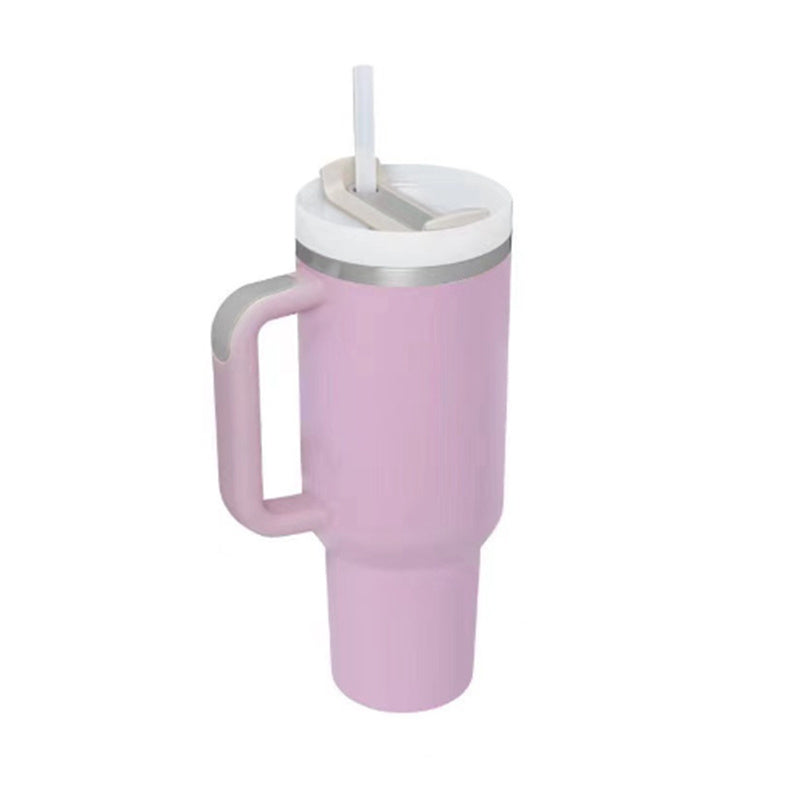 Tumbler med handtag.