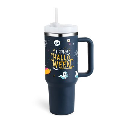 Tumbler med handtag.