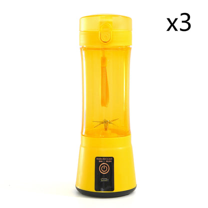 Bärbar elektrisk fruktjuicepress, trådlös och USB-uppladdningsbar mini-mixer