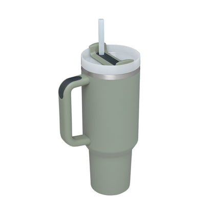 Tumbler med handtag.