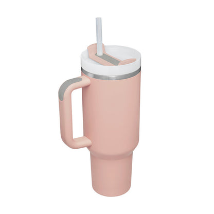 Tumbler med handtag.